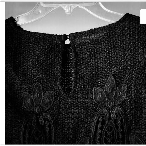 NWOT! Miguelina BLACK Crochet Lou Top, Size M - Picture 6 of 9